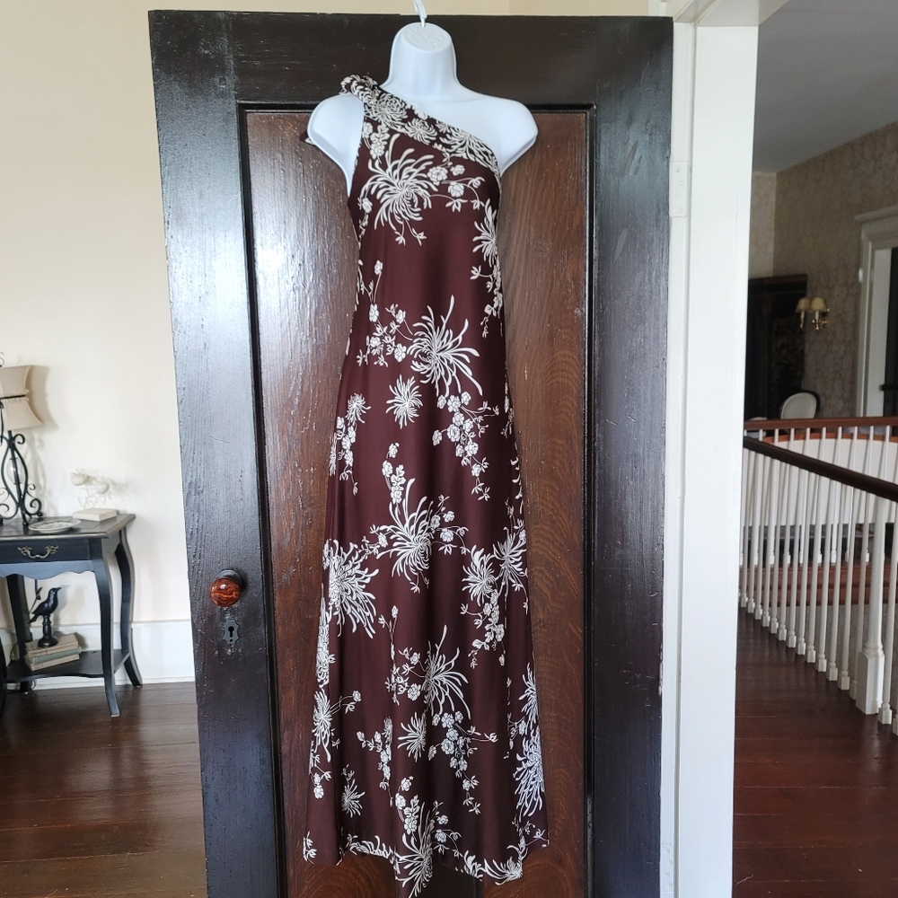 VINTAGE Hawaiian One Shoulder MuMu.